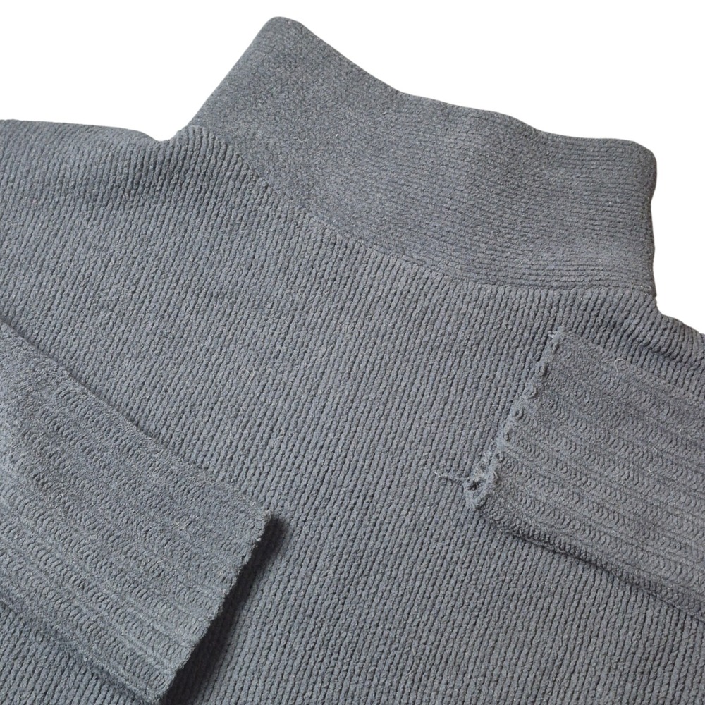 Field‎ Flower for Anthropologie Women's S Black Chunky Ribbed Sweater Mock Neck